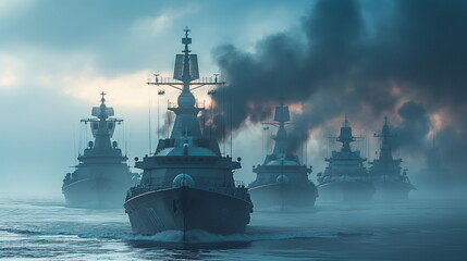 A corvette on combat duty a fast and maneuverable _003