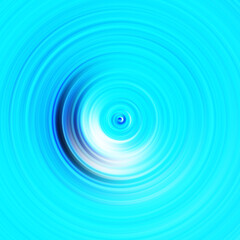 Colorful radial motion effect. Abstract rounded background. Color curves and sphere.