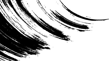 Fototapeta premium Grunge black and white urban vector texture. design brush strokes. Overlay texture. Faded black-white dyed paper texture. Sketch grunge design. Use for poster, cover, banner, mock-up, stickers layout.