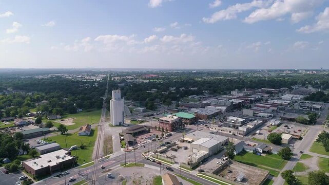 Small Town Drone Flyover - Broken Arrow, Oklahoma, USA