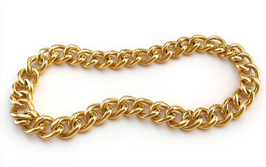 Obraz premium Elegant Festival Body Jewelry with Gold Accents Isolated On White background.