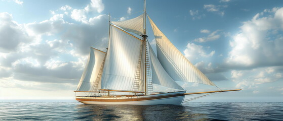 An antique fishing schooner an elegant vessel with_004