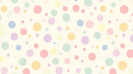 Pastel Polka Dot Pattern Design
