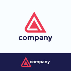 A Delta Letter Eye Catching Logo Design Vector Creative Business Template