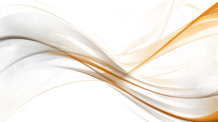 Abstract Orange and Gray Wave Design Graphic