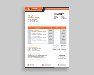 invoice template design