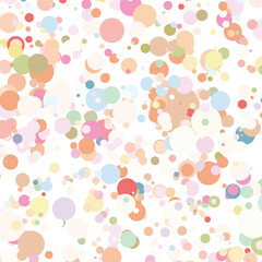 Light multicolor background, colorful vector texture with circles. Splash effect banner. Glitter silver dot abstract illustration with blurred drops of rain. Pattern for web page, banner,poster, card.