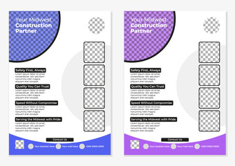 Modern Real Estate Brochure A4 Size Corporate Template Layout Design.