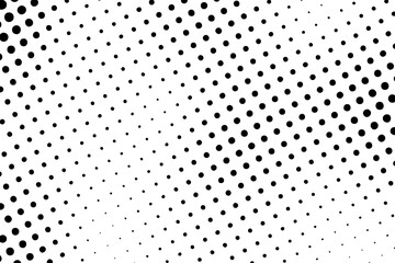 Naklejka premium Abstract halftone pattern. Background texture retro effect point, pop art, and comic. Vector illustration