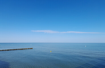 Fototapeta premium Ostsee, Blick von der Seebrücke