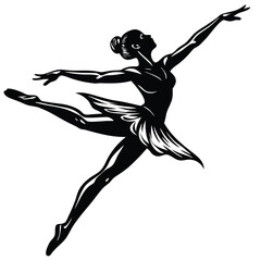 silhouette of a ballet dancer © Suplab_Designer