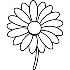 vector illustration of a flower