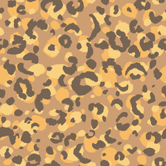 Abstract modern leopard seamless pattern. Animals trendy background. Color decorative vector stock illustration for print, card, postcard, fabric, textile. Modern ornament of stylized skin.