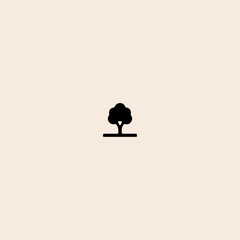 Tree icon flat vector design. 