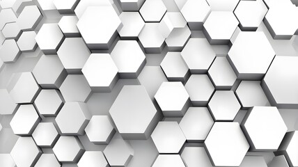 Fototapeta premium An intriguing black abstract background featuring a hexagon pattern with a radiant blue glow on a dark grey surface. SEAMLESS PATTERN