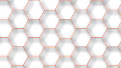  Abstract white 3d hexagon light creative digital concept vector surface tile and mosaic background . multicolor hexagon geometric honeycomb texture background. creative decorative element fabric