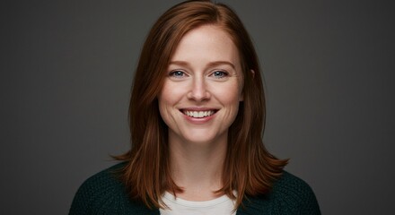 Fototapeta premium photorealistic portrait of a woman from Canada