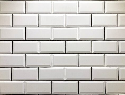 azulejo baldosa blanco rectangular biselado del metro de londres IMG_0099-as25