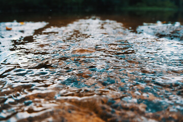 Closeup of a river