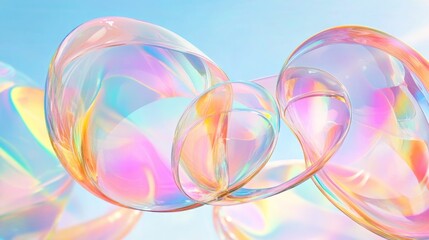 Dreamlike Colors and Patterns in Abstract Digital Art