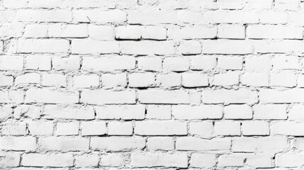 Whitewashed brick wall texture background, ideal for design projects