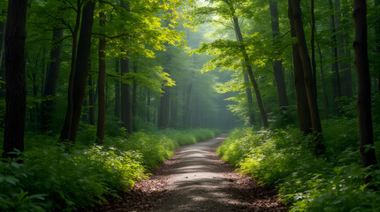 Serene Forest Pathway