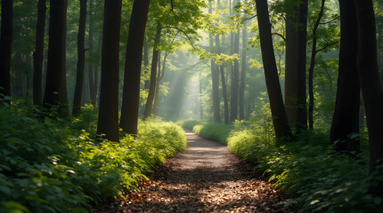 Serene Forest Pathway