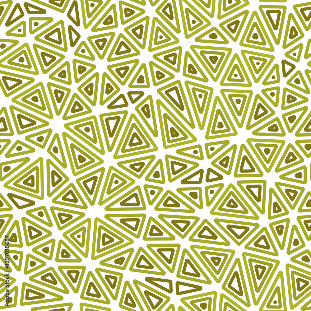 Poster triangles background design. medium shape size. multiple repeated inner triangles. single color tone