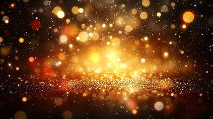 Fototapeta premium Colorful abstract light streaks and sparkles in motion, symbolizing energy, innovation, and celebration in a dynamic background, perfect for technology or festive themes