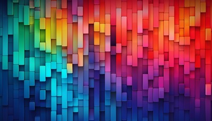 Pixel abstract trendy vivid bright clear colors multicolored pattern background illustration.