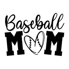 Obraz premium Baseball Saying SVG PNG Design