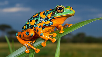 Fototapeta premium サバンナ-リードガエル