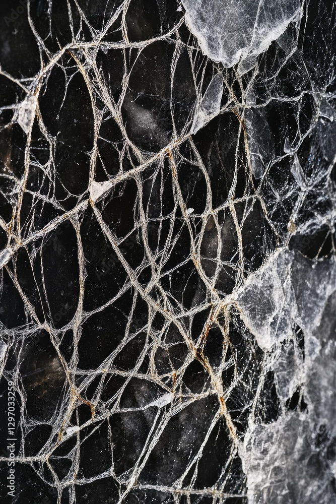 Poster a close-up shot of a black marble surface with a smooth finish and subtle texture