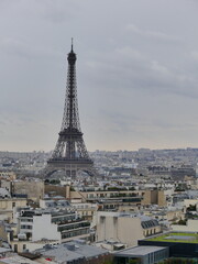Naklejka premium Vue Paris Tour Eiffel