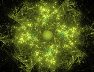 Imaginatory fractal abstract background Image