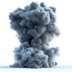 Swirling black dust cloud high resolution picture