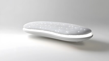 Futuristic White Illuminated Pod Chair Modern Minimalist Design