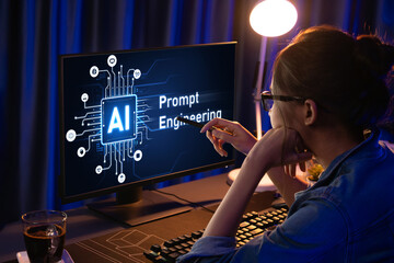 Generative AI virtual assistant tools for prompt engineer and user for ease of engage artificial...