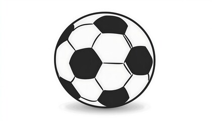 Fototapeta premium Soccer ball graphic illustration