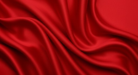 Red Silk Fabric Drape Texture - Luxurious red silk fabric with elegant drapes and folds. Perfect for backgrounds or design elements