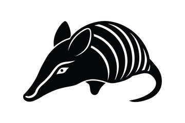 Armadillo Lizard Silhouette Vector Design