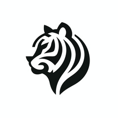 vector image of tiger logo