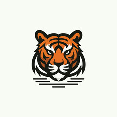 vector image of tiger logo