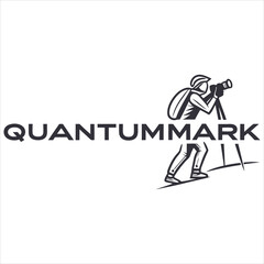 QuantumMark Abstract Arrow Growth Logo