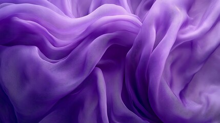 Obraz premium Purple fabric folds close up
