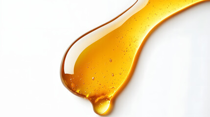 Obraz premium Honey dripping down from the tip of a honey dipper 