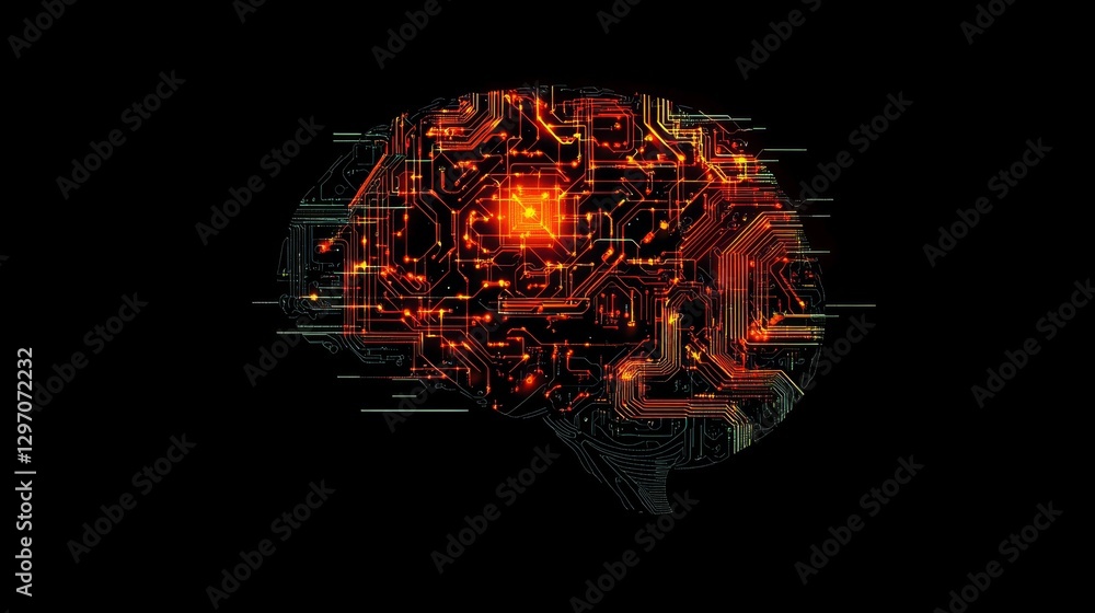 Poster neural network brain circuit design