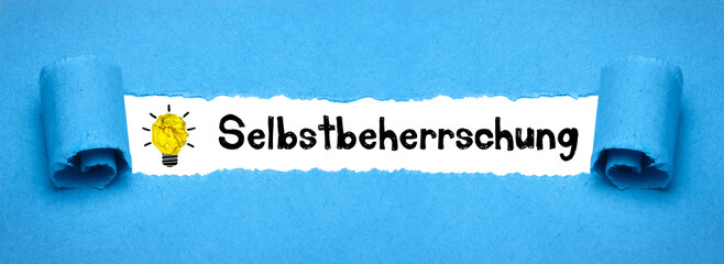 Selbstbeherrschung