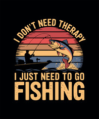 Fishing T-shirt Design