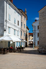 Obraz premium Strasse in Fazana, Kroatien